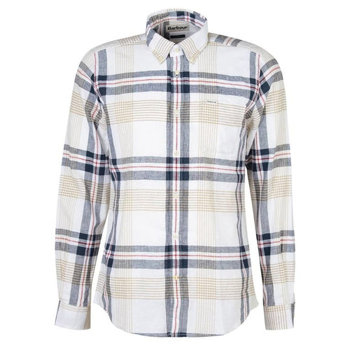 Barbour Hudson Tailored Fit Shirt - White