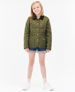 Barbour Girls Printed Liddesdale Quilted Jacket