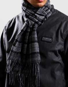Barbour Trtn Lwool Sca Black/G