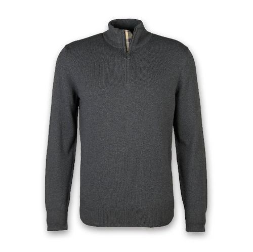 Barbour Taines Half Zip Charcoa