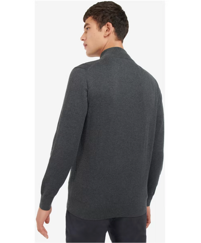 Barbour Taines Half Zip Charcoa