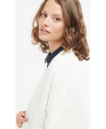 BARBOUR STITCH GUERNSEY CARDIGAN