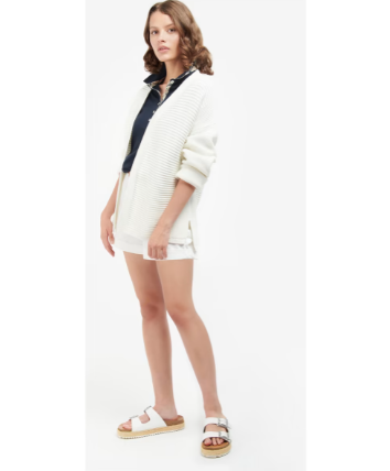 BARBOUR STITCH GUERNSEY CARDIGAN