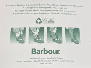 Barbour Endurance Gaiter