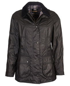 Barbour Beadnell Wax Jacket Black