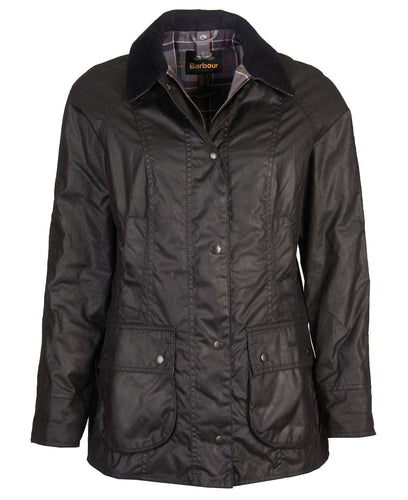 Barbour Beadnell Wax Jacket Black