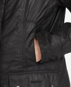 Barbour Beadnell Wax Jacket Black