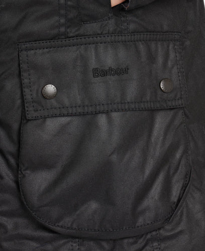 Barbour Beadnell Wax Jacket Black