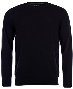 Barbour Essential Lambswool Crew Neck Black