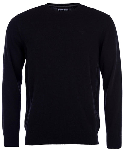 Barbour Essential Lambswool Crew Neck Black