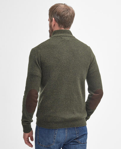 Barbour Patch Half Zip Seaweed