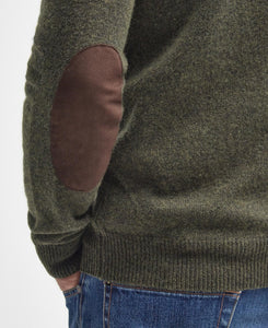 Barbour Patch Half Zip Seaweed