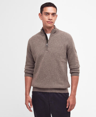 Barbour Holden Half Zip Sweater Militar
