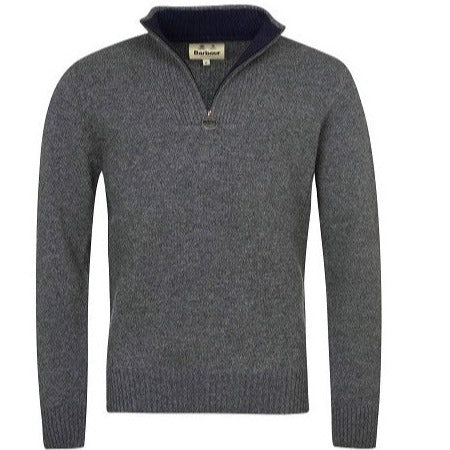 Barbour Nelson Essential Half Zip Storm G