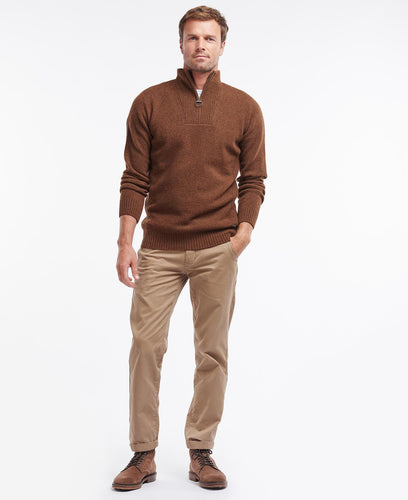 Barbour Nelson Essential Half Zip DK Sand