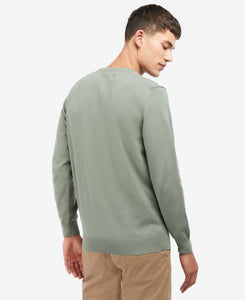 Barbour Pima Cotton Crew Neck/ Agave