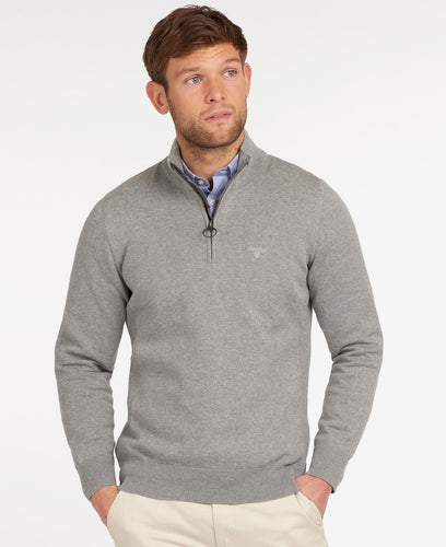Barbour Cotton Half Zip Sweater
