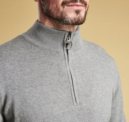Barbour Cotton Half Zip Sweater