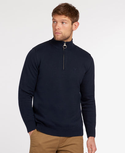 Barbour Cotton Half Zip Sweater