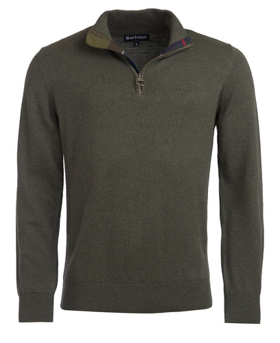 Barbour Cotton Half Zip Sweater