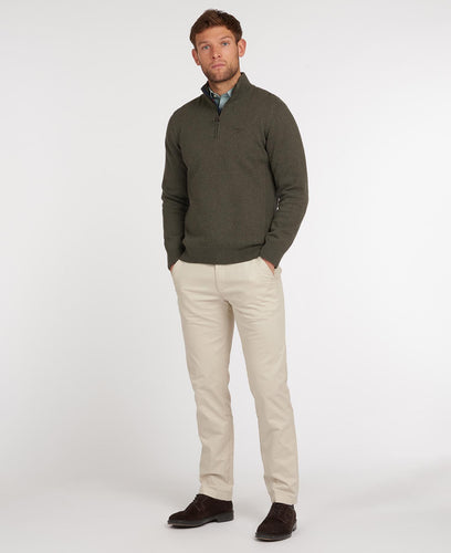 Barbour Cotton Half Zip Sweater