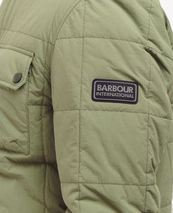 B.Intl Touring Quilted Shirt Jacket Litchen