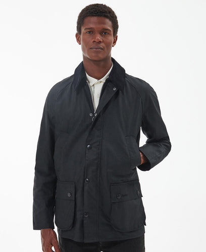Barbour Ashby Wax Jkt  Black/Classic tartan