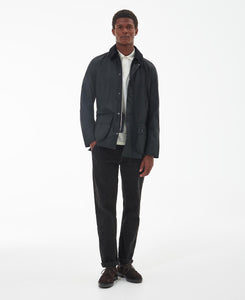 Barbour Ashby Wax Jkt  Black/Classic tartan