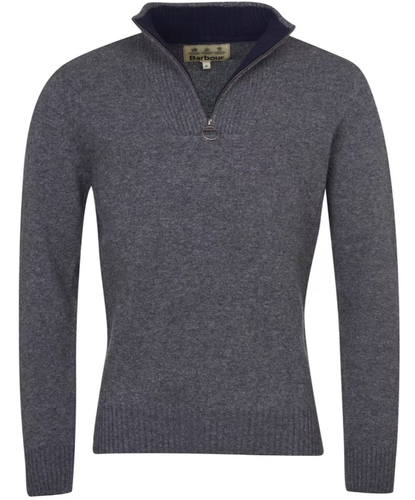 Barbour Nelson Essential Half Zip Storm G