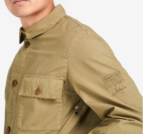 B. Intl Steve McQueen Terrance Shirt Jacket Olive