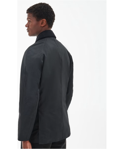 Barbour Ashby Wax Jkt  Black/Classic tartan