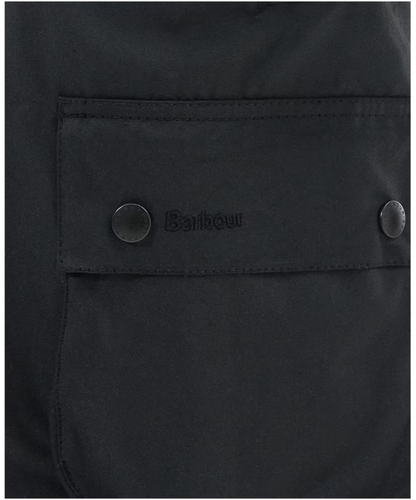 Barbour Ashby Wax Jkt  Black/Classic tartan