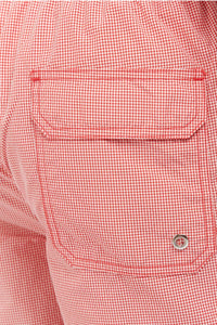 Barbour Gingham Swim Red