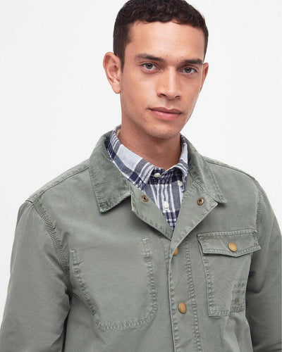 Barbour Grindle Overshirt Agave G