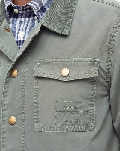Barbour Grindle Overshirt Agave G