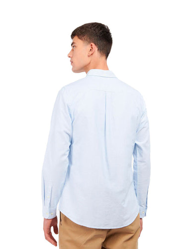 Barbour Stripe Oxford TF Sky Blu