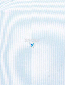 Barbour Stripe Oxford TF Sky Blu