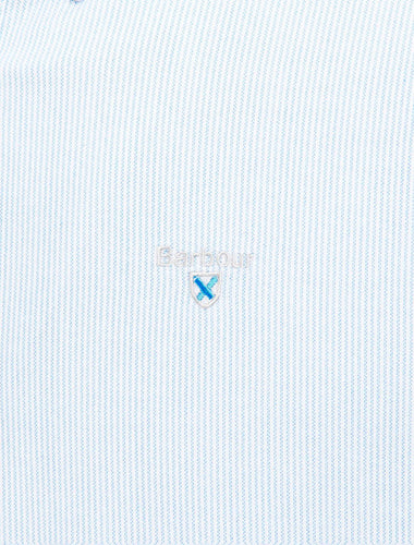 Barbour Stripe Oxford TF Sky Blu