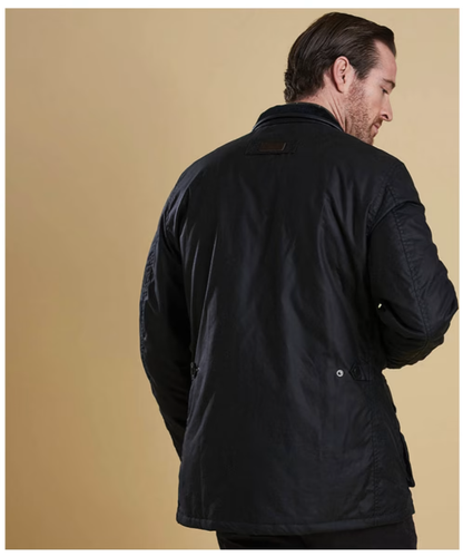 Barbour Hereford Wax Navy