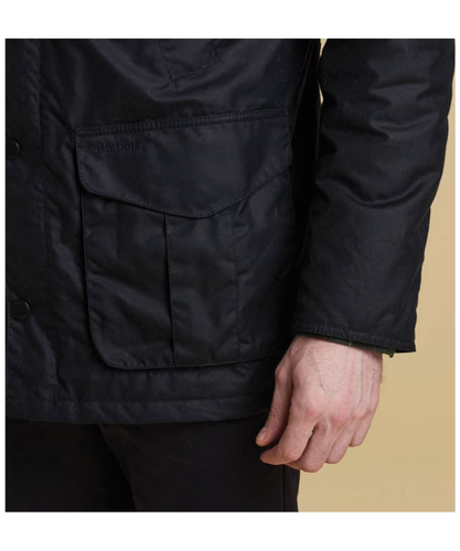 Barbour Hereford Wax Navy