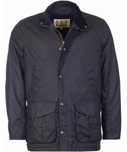 Barbour Hereford Wax Navy