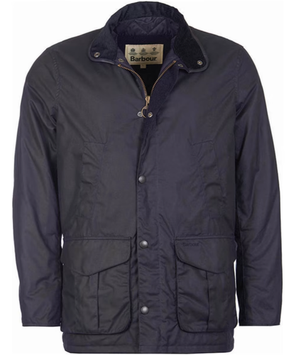Barbour Hereford Wax Navy