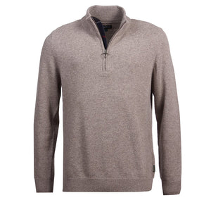 Barbour Holden Half Zip Sweater Militar