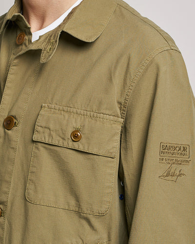 B. Intl Steve McQueen Terrance Shirt Jacket Olive