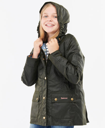 Barbour Girls Hooded Beadnell