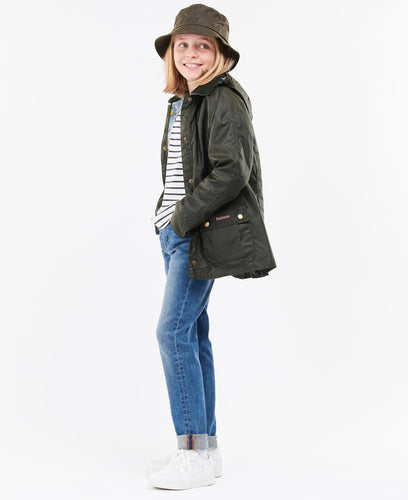 Barbour Girls Hooded Beadnell