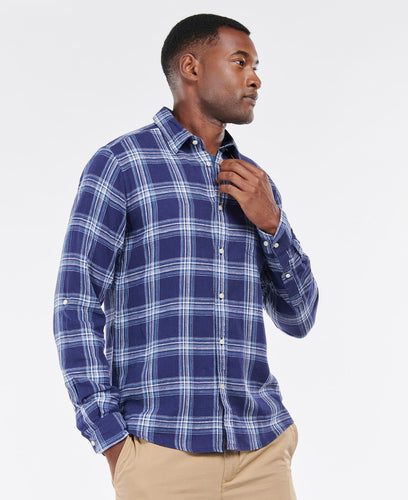 Barbour Gosport Tailored Shirt-Blue