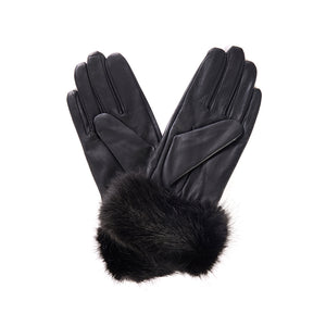 Barbour Fur Trimmed Le Black
