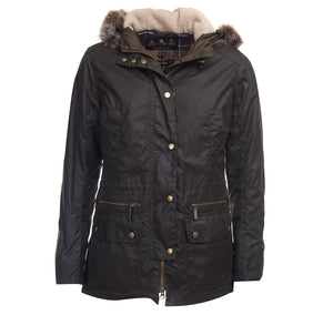 Barbour Kelsall Wax Parka Olive