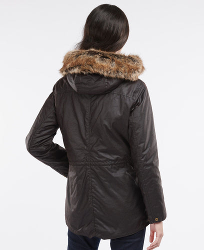 Barbour Kelsall Wax Parka Rustic